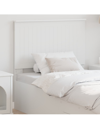 Testiera con testiera Bianco 90 cm Legno multistrato