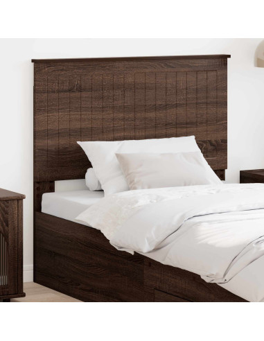 Testiera con testiera Rovere Marrone 100 cm Legno multistrato