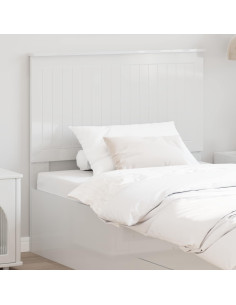 Testiera con testiera Bianco Lucido 100 cm Legno multistrato