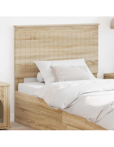 Testiera con testiera Rovere Sonoma 100 cm Legno multistrato