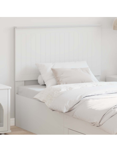 Testiera con testiera Bianco 100 cm Legno multistrato