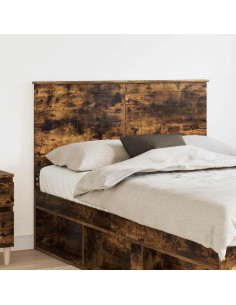 Testiera con testiera Rovere fumé 120 cm Legno multistrato