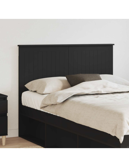Testiera con testiera Rovere Nero 120 cm Legno multistrato