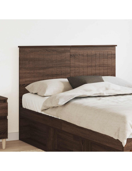 Testiera con testiera Rovere Marrone 135 cm Legno multistrato