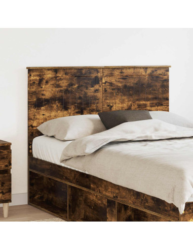 Testiera con testiera Rovere fumé 135 cm Legno multistrato