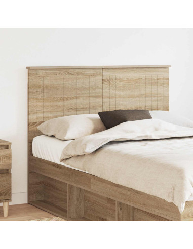 Testiera con testiera Rovere Sonoma 135 cm Legno multistrato