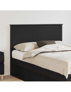 Testiera con testiera Rovere Nero 135 cm Legno multistrato