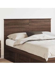 Testiera con testiera Rovere Marrone 140 cm Legno multistrato