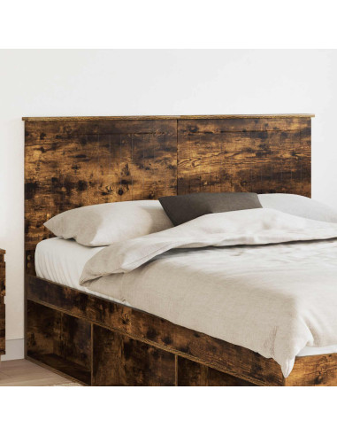 Testiera con testiera Rovere fumé 140 cm Legno multistrato