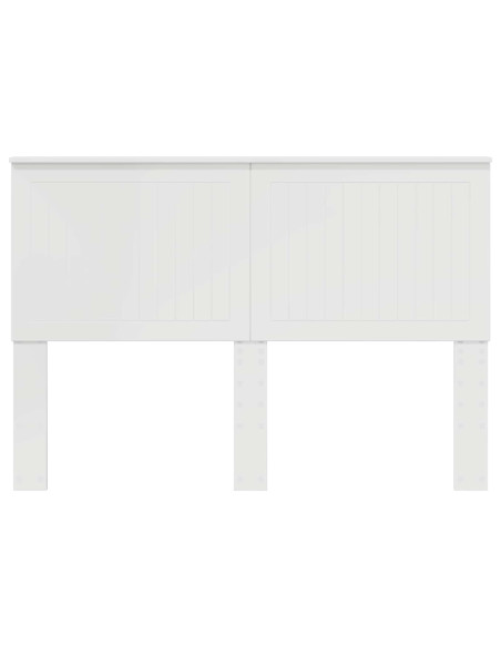 Testiera con testiera Bianco Lucido 140 cm Legno multistrato