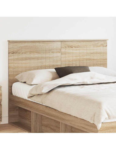 Testiera con testiera Rovere Sonoma 140 cm Legno multistrato