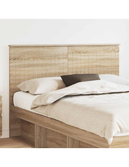 Testiera con testiera Rovere Sonoma 140 cm Legno multistrato