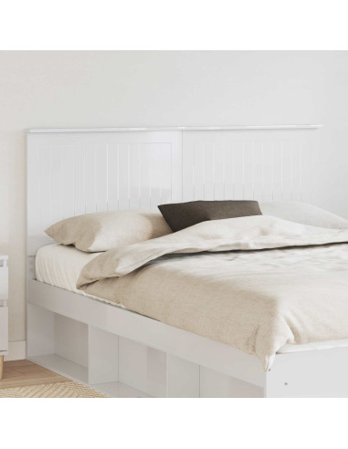 Testiera con testiera Bianco Lucido 150 cm Legno multistrato