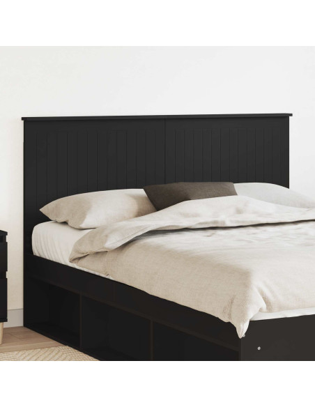 Testiera con testiera Rovere Nero 150 cm Legno multistrato