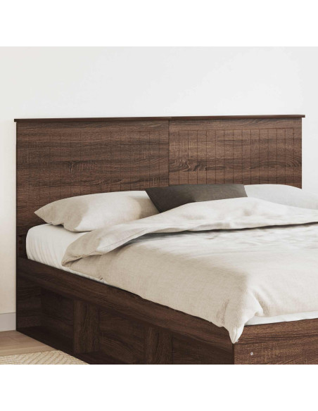Testiera con testiera Rovere Marrone 160 cm Legno multistrato