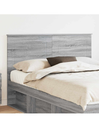 Testiera con testiera Grigio Sonoma 140 cm Legno multistrato