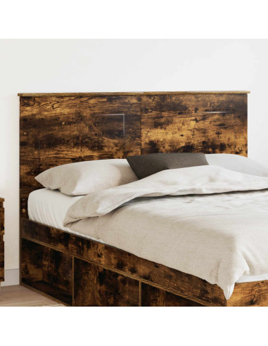 Testiera con testiera Rovere fumé 160 cm Legno multistrato