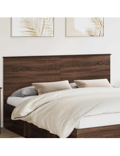 Testiera con testiera Rovere Marrone 200 cm Legno multistrato