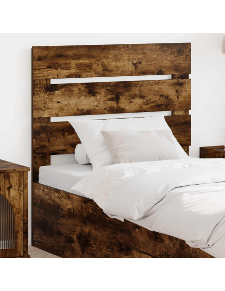 Testiera con testiera Rovere fumé 80 cm Legno multistrato