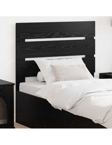 Testiera con testiera Rovere Nero 90 cm Legno multistrato