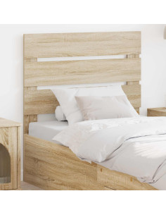 Testiera con testiera Rovere Sonoma 100 cm Legno multistrato