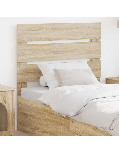 Testiera con testiera Rovere Sonoma 100 cm Legno multistrato