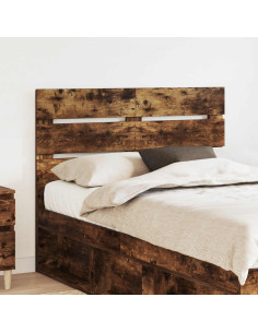 Testiera con testiera Rovere fumé 120 cm Legno multistrato