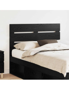 Testiera con testiera Rovere Nero 120 cm Legno multistrato