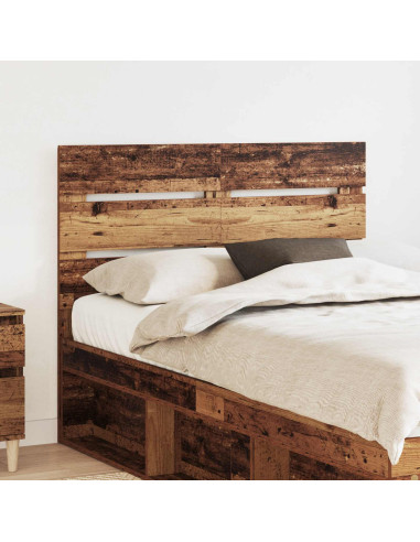 Testiera con testiera Legno vecchio 135 cm Legno multistrato