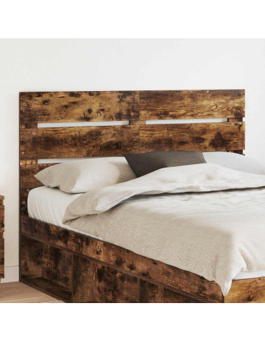 Testiera con testiera Rovere fumé 140 cm Legno multistrato