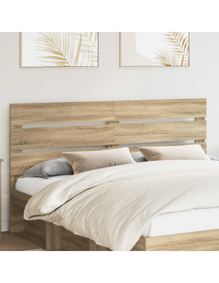 Testiera con testiera Rovere Sonoma 160 cm Legno multistrato