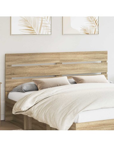 Testiera con testiera Rovere Sonoma 200 cm Legno multistrato