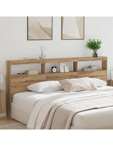 Testiera Rovere artigianale 220 x 17 x 102 cm Legno multistrato