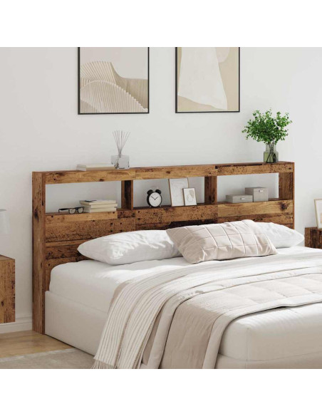 Testiera Legno vecchio 200 x 17 x 102 cm Legno multistrato