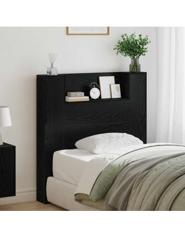 Testiera Rovere Nero 100 x 15 x 103,5 cm Legno multistrato