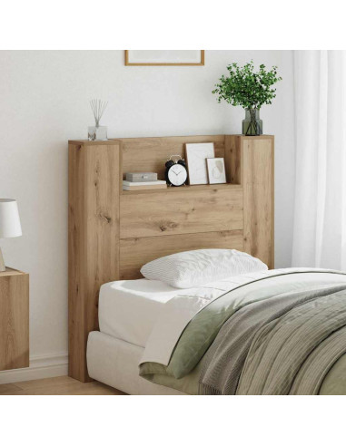 Testiera con lo scaffale Rovere artigianale 100 x 15 x 103,5 cm