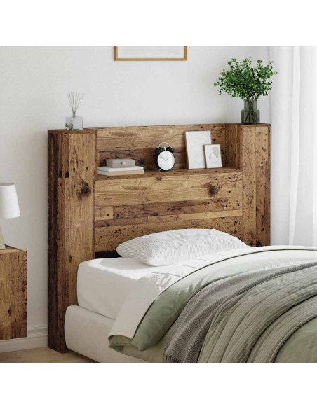 Testiera Legno vecchio 120 x 15 x 103,5 cm Legno multistrato