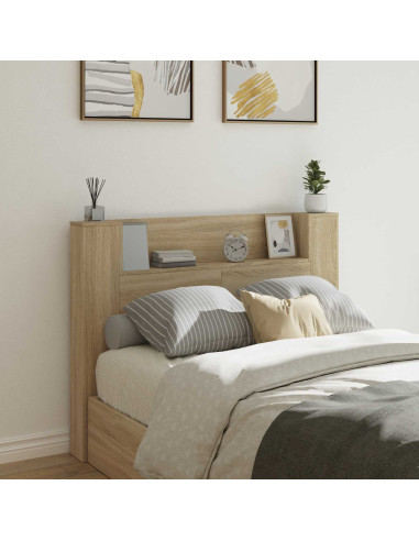 Testiera Rovere Sonoma 140 x 16,5 x 103,5 cm Legno multistrato