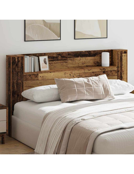 Testiera Legno vecchio 180 x 17 x 104,5 cm Legno multistrato