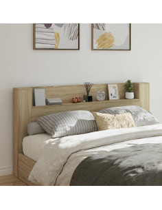 Testiera Rovere Sonoma 200 x 16,5 x 103,5 cm Legno multistrato