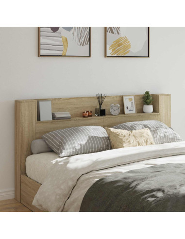 Testiera Rovere Sonoma 200 x 16,5 x 103,5 cm Legno multistrato