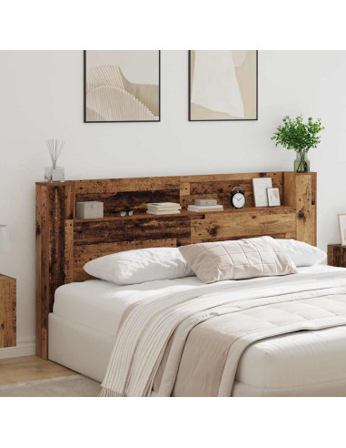 Testiera Legno vecchio 200 x 15 x 103,5 cm Legno multistrato