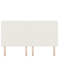 Testiera LED con luci a strisce a LED Crema 180 cm Poliestere