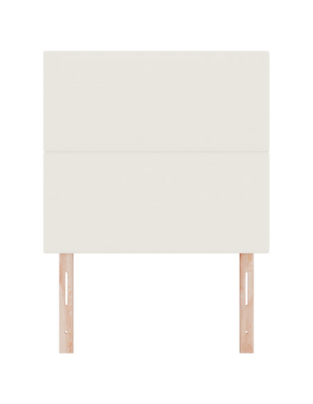 Testiera LED con luci a strisce a LED Crema 100 cm Poliestere