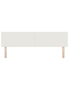 Testiera LED con luci a strisce a LED Crema 180 cm Poliestere