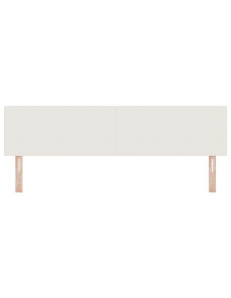 Testiera LED con luci a strisce a LED Crema 180 cm Poliestere