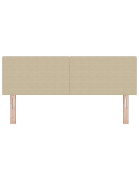 Testiera LED con testiera Grigio Verde 160 cm Poliestere