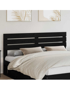 Testiera con testiera Rovere Nero 200 cm Legno multistrato