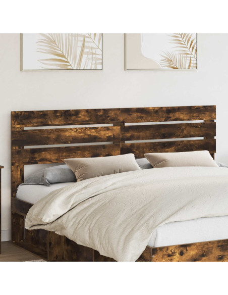 Testiera con testiera Rovere fumé 200 cm Legno multistrato