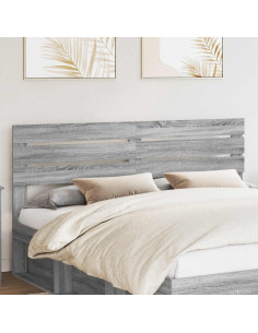 Testiera con testiera Grigio Sonoma 180 cm Legno multistrato